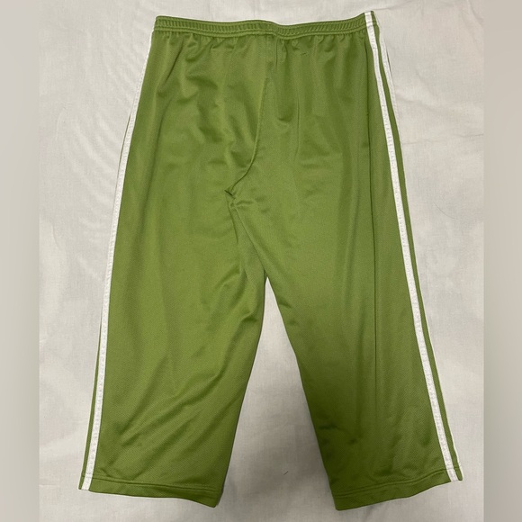 Green Adidas 3/4 Length Joggers - Picture 3 of 4